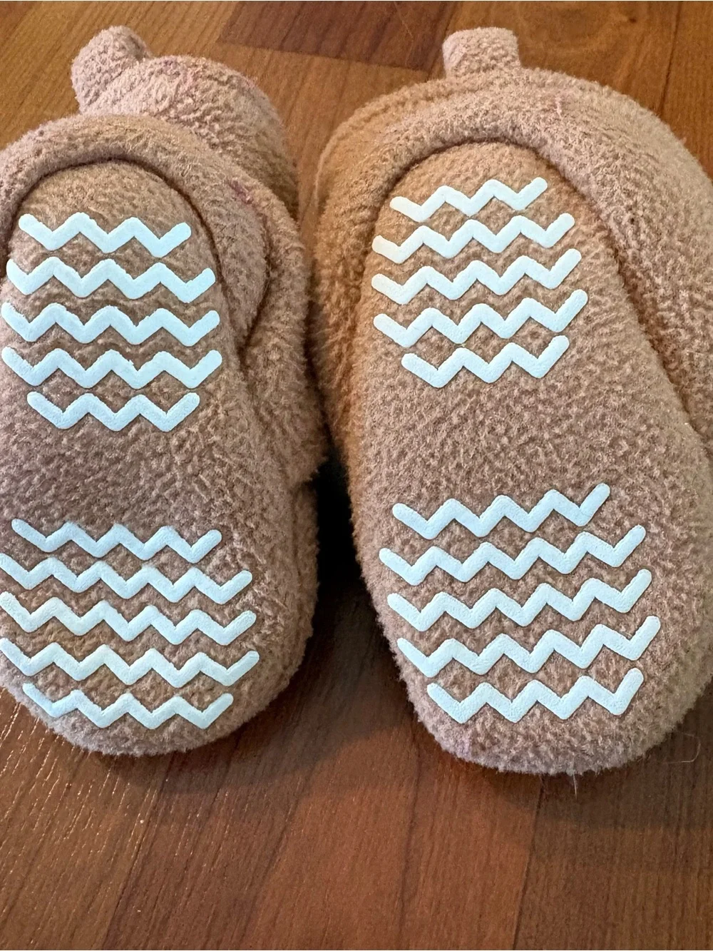 Hudson Baby Reindeer Bootied - Brown with Red Accents 0-6 months